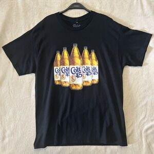 New Colt 45 Malt Liquor  2 Sided Certified Classic Men's Vintage T-Shirt Size L